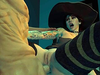 Prekleto! Halloween hardcore jebanje v 3D anime hentai necenurirano