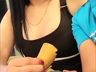 Young Couple's Homemade Rimjob and Deepthroat Session