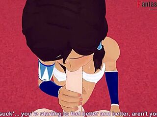 Avatar Korra Delivers Flawless Blowjob in 3D