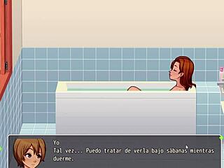 Hentai Game: Spying in Bathroom Reveals Big Assets in My Countryside Life