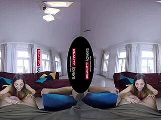 VR experience with a hot Latina babe getting her pussy licked and fucked