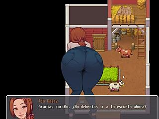 Hentai Game: Spying in Bathroom Reveals Big Assets in My Countryside Life