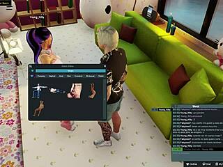 my boyfriend records anime girl in 3dxchat