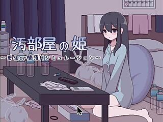 clean a messy room and score with princess in 3d game?