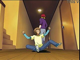 legend of the pervert chikan monogatari foot scene with feet footjob anime hentai