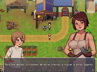 Hentai Game: Spying in Bathroom Reveals Big Assets in My Countryside Life