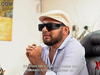 Morena venezolana passes casting for porn actress