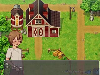 Hentai Game: Spying in Bathroom Reveals Big Assets in My Countryside Life