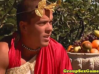 Amateur in costume bent over for doggystyle cumshot on ass outdoors