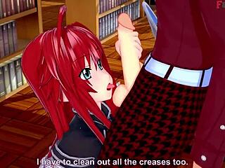 rias gremory and akeno in hs dxd ntr madness