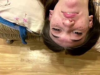 Ki-Sim Takes Huge Cock Deep in Mouth Hard and Fast