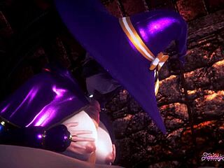 Yo, check Mona in Genshin Impact hentai 3D getting boobjobbed and fucked!