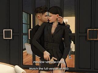 What’s Natalie hiding in this 3D hentai secret affair preview?