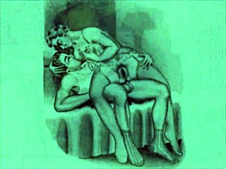 Bold vintage erotic drawings from the past