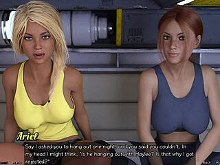 stranded in space, picking a step sister for some 3d cartoon fun