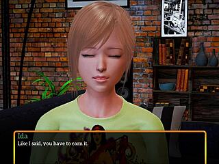 Hey, check out my new family with big tits and ass in this cartoon MILF game