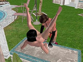 Can You Handle This 3D Lesbian Girl Fisting On The Table?