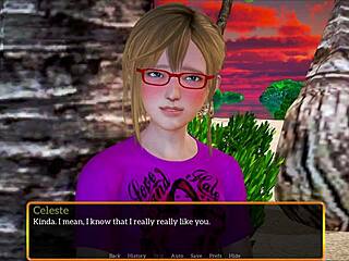 Walkthrough of the visual novel game My new stepfamily 581