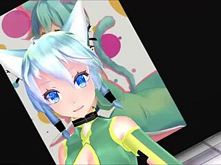 Sinon Sword Art Online MMD Animation
