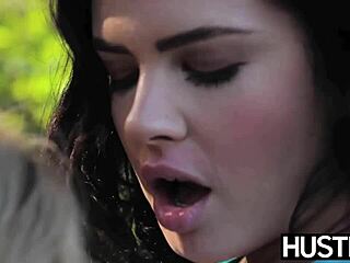 Busty Dyke Keisha Gray Fingered Wildly In Lesbian Shower