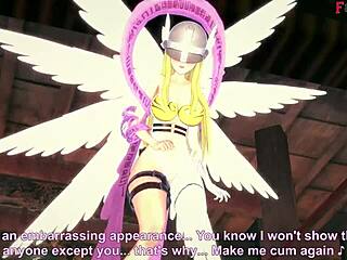 angelwomon evolves just to get fucked hard in pov digimon fantasy