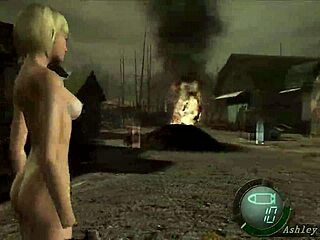 Classic Ashley nude gameplay in Resident Evil 4