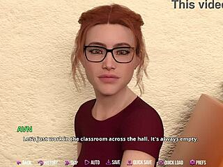 Naughty redhead in College Kings 2 craves my huge cock