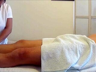 Wow! Full Service at Real Asian Massage Parlor with Huge Finish