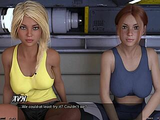 stranded in space, picking a step sister for some 3d cartoon fun