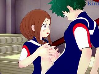 Ochako and Izuku's Intense Hentai Creampie Adventure?
