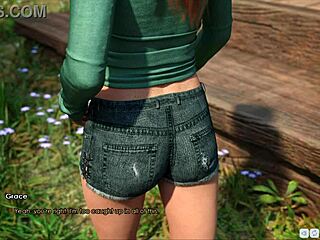 Lust Academy teen in huge outfit teases with big boobs