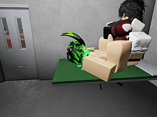 Sultry Oni seduces her Mafia boss in this animated porn video