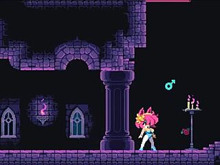 Femdom ghost riding in Flip Witch Pixel Hentai Game Ep 10