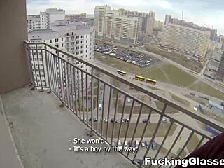 Fucking glasses squirrel foretells hot anal sex with european teen 18+ shaved pussy riding doggystyle cumshot