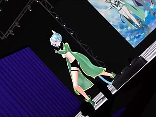 Sinon Sword Art Online MMD Animation