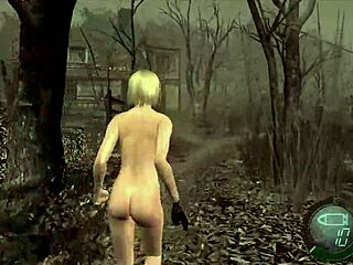 Ashley Nude in Resident Evil 4 Gameplay