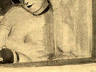 Bold vintage erotic drawings from the past