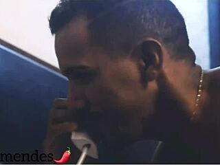 Hotel waiter bangs Brazilian guest bareback!