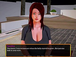 Walkthrough of the visual novel game My new stepfamily 581