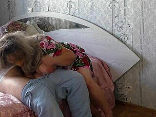 yo, stepmom flashed her big tits for a blowjob before anal