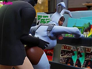 Henchman Fucks Bunny Brawler Vagina In Standing Doggystyle Fortnite 3D Animation