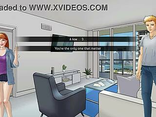 Pretty Redhead Fucks In Hentai Game