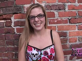 Watch Nerdy Cutie Bare All!