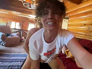 stepmom finally gives in to taboo desires with cum on her tits