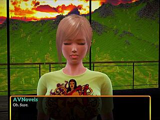 Hey, check out my new family with big tits and ass in this cartoon MILF game