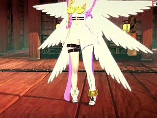 angelwomon evolves just to get fucked hard in pov digimon fantasy