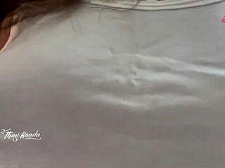 Why does this hot wife shop braless, teasing the salesman wild?