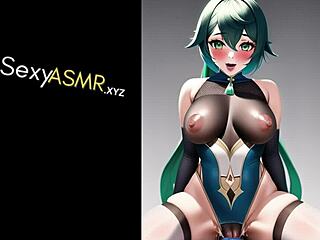 Japanese cosplay bitch moans asmr sounds