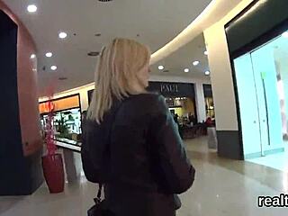 Charming czech teen 18+ tempted in mall undressing hardcore pov pounding