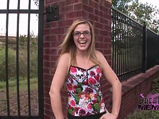 Watch Nerdy Cutie Bare All!